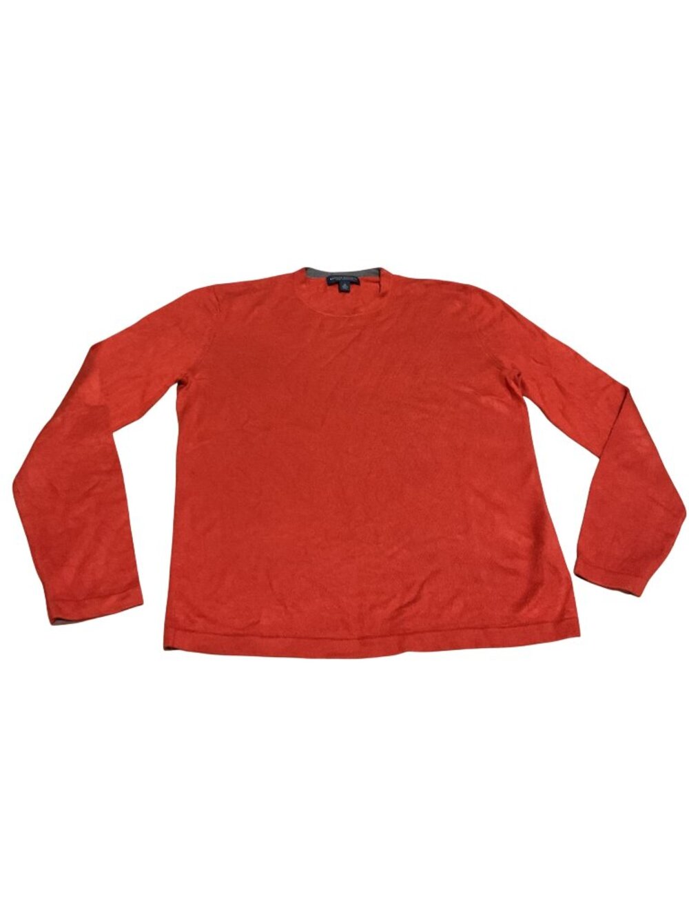 Banana Republic Men's Crewneck Sweater in Bright Orange